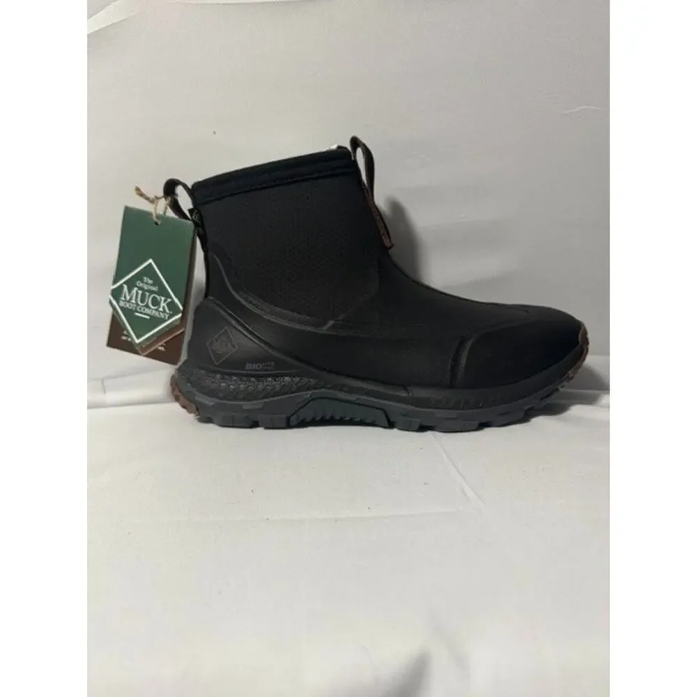 MUCK Boots M Outscape Max Ankle Boot 7M Black Slip-on Waterproof Light N 239